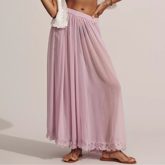 Anthropologie Dresses & Skirts - Anthropologie Sheer Maxi Skirt
